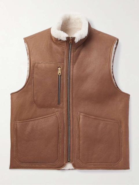 Reversible Shearling Gilet