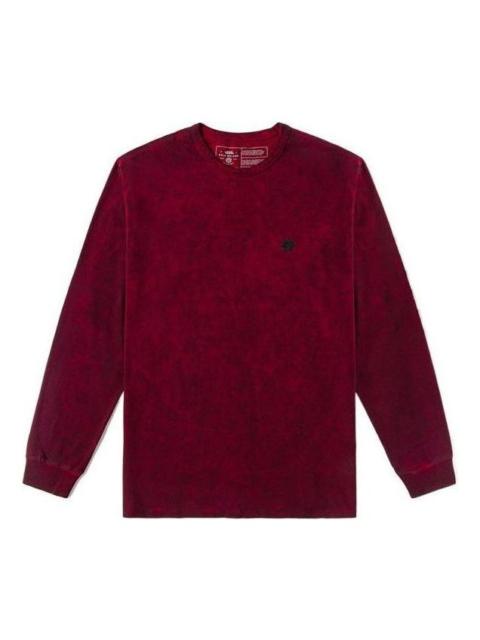 Vans Vans Tie-dye Round Neck Long Sleeve T-shirt 'Beugundy' VN0A4S2GCAR