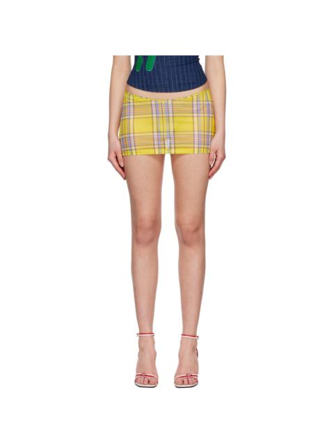 Yellow Elektra Miniskirt