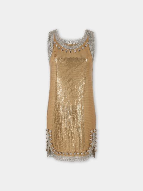 rabanne SHORT DRESS IN MESH