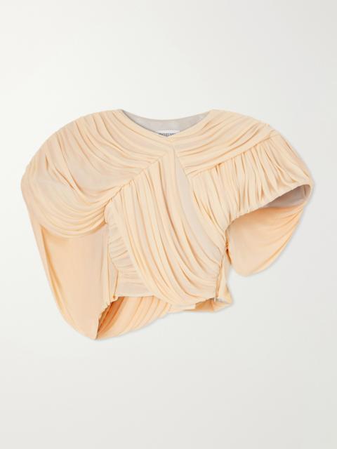 MATICEVSKI Draped Chiffon Blouse