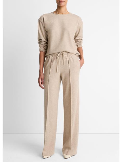 Vince Wool-Blend Tailored Wide-Leg Pant