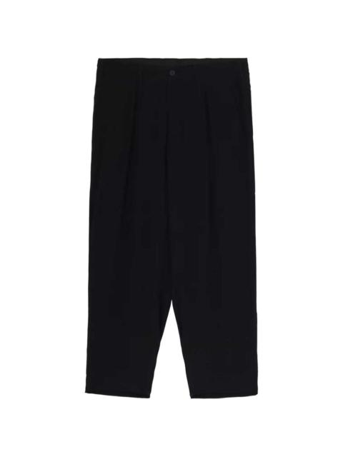 Yohji Yamamoto pleated chino trousers