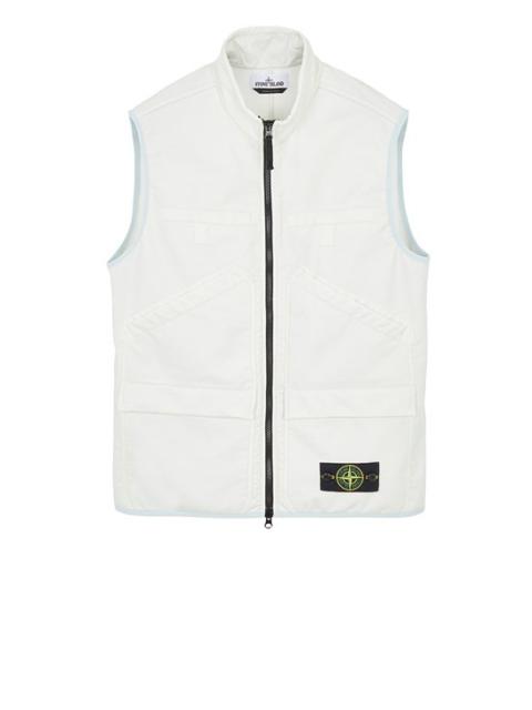 Stone Island G0729 FELPA DIAGONALE GOMMATA_GARMENT DYED ICE