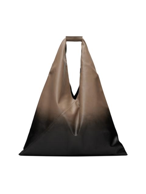 MM6 Maison Margiela Black & Taupe Classic Medium Tote