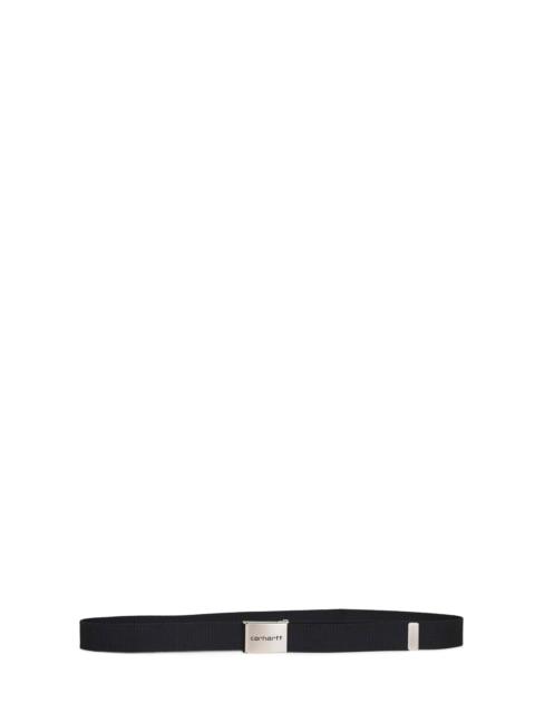 Carhartt Black Clip Belt Chrome belt