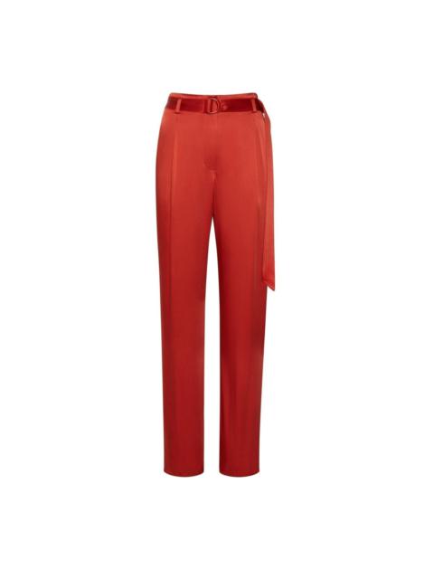 LAPOINTE Satin Belted Pant