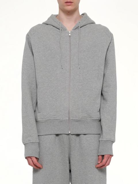 entire studios Slim Zip Up in Grey Marle