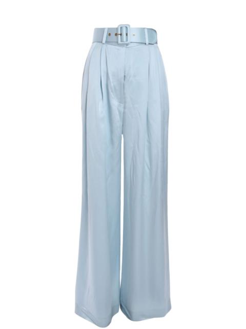 Zimmermann pleated silk trousers