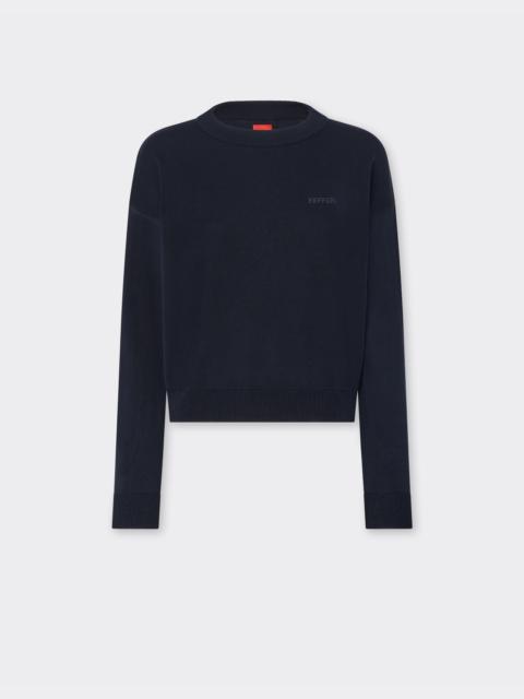 Ferrari Cotton and silk long sleeve sweater