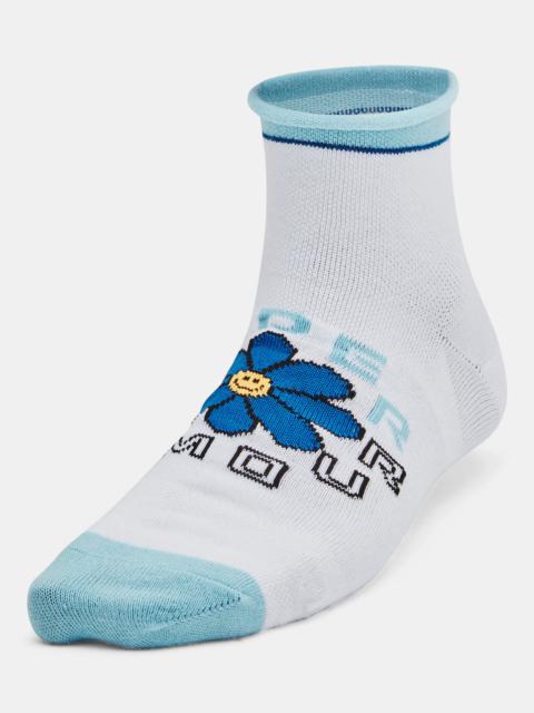 Under Armour Women's UA Essential 3-Pack Quarter Socks