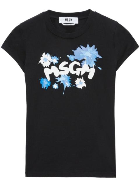 MSGM logo-print T-shirt