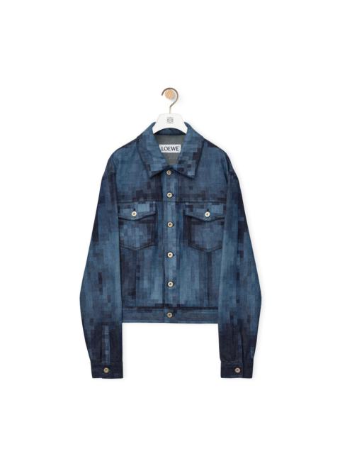 Loewe Pixelated jacket in denim