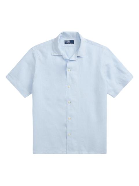 Polo Ralph Lauren Men's Classic-Fit Linen Camp Shirt - Office Blue