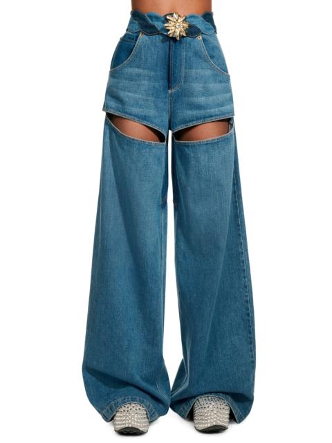 AREA WIDE LEG SLIT JEAN