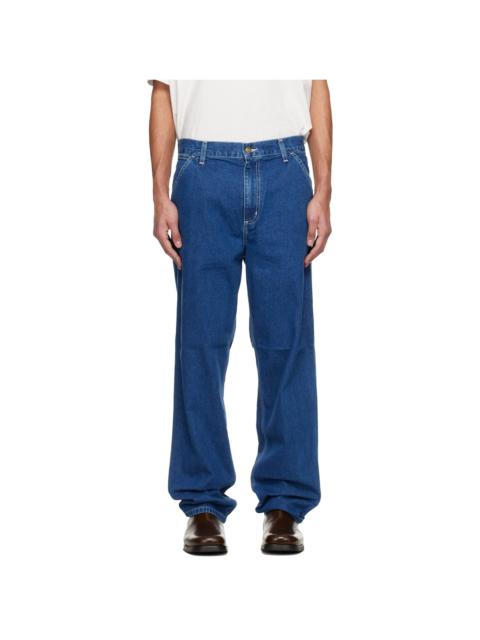 Carhartt Blue Simple Pant Jeans