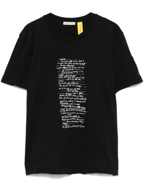 Moncler x Willow Smith cotton T-shirt