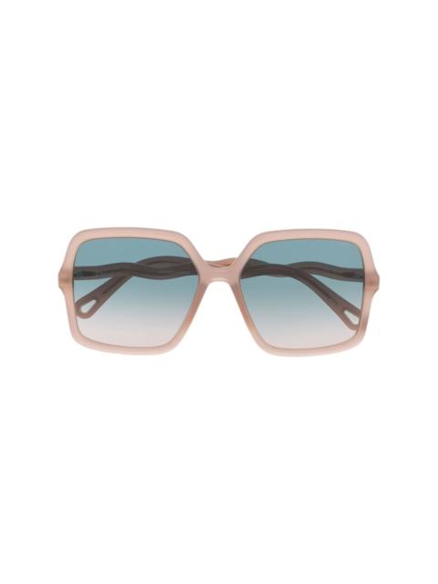 Chloé Zelie square-frame sunglasses