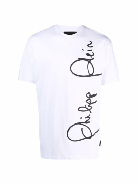 PHILIPP PLEIN signature logo T-shirt