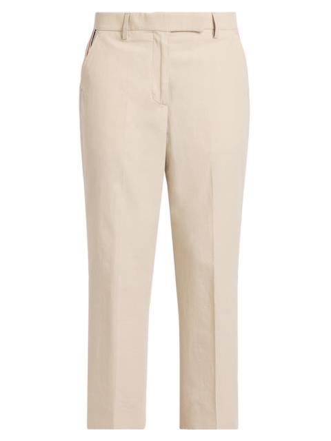 Thom Browne Women's Cotton Cropped Trousers - Beige