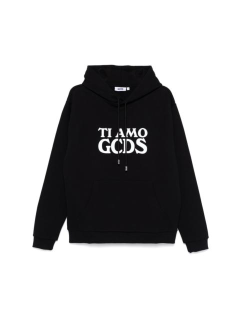 logo-print hoodie