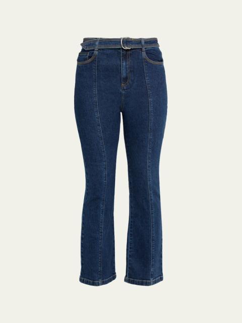 Cinq à Sept Madi Belted Denim Pants