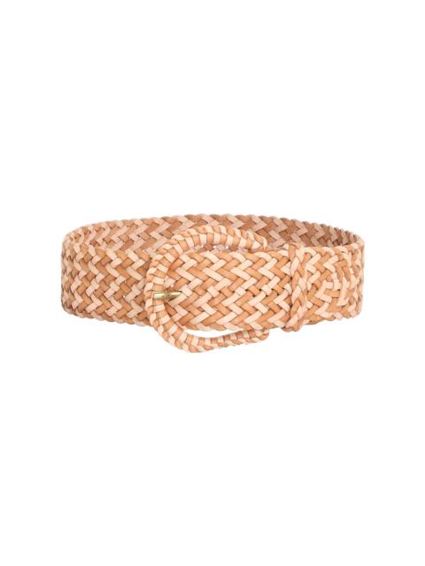 Zimmermann BRAIDED LEATHER WAIST BELT