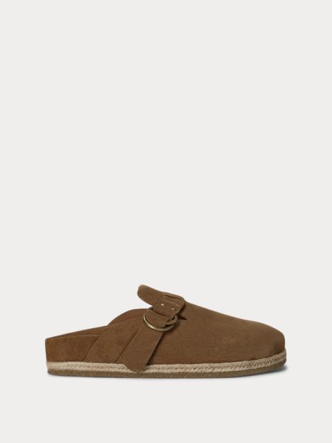 Polo Ralph Lauren Turbach Suede Clog Sandal
