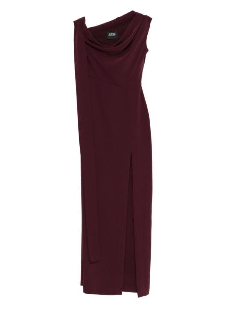 SOLACE LONDON Irina cowl-neck maxi dress