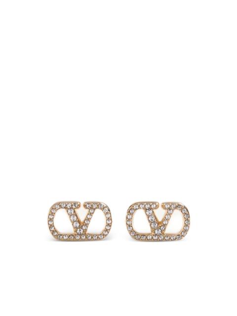 Valentino Vlogo Signature earrings in metal and Swarovski® crystals