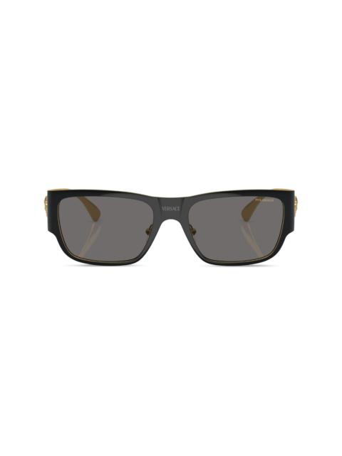 VERSACE logo-plaque tinted sunglasses