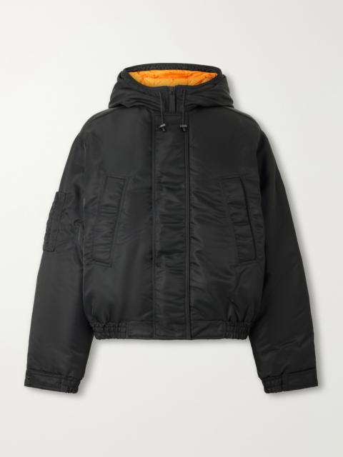 Canada Goose Windrow Twill Hooded Down Bomber Jacket