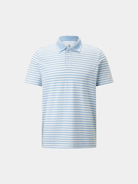 BOGNER Andy functional short-sleeved top in Light blue/white
