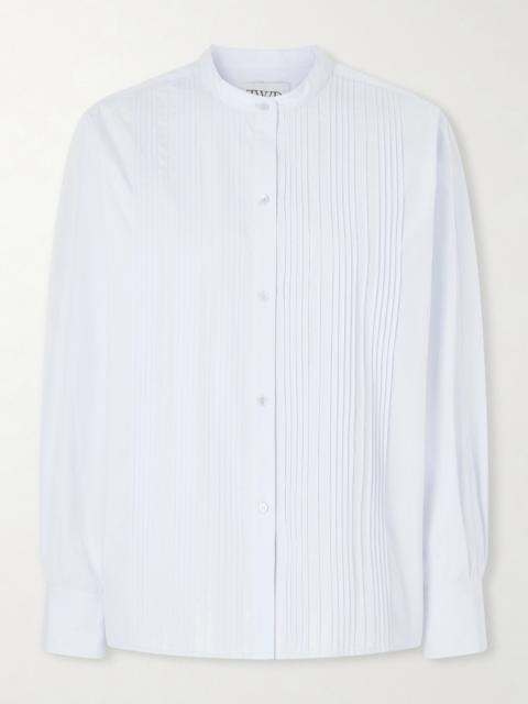 TWP Painter Pintucked Cotton-poplin Shirt