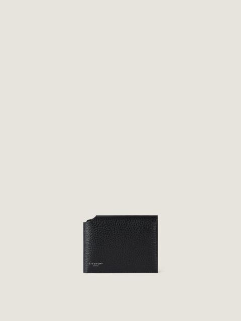 Givenchy FOLD WALLET IN GRAINED LEATHER