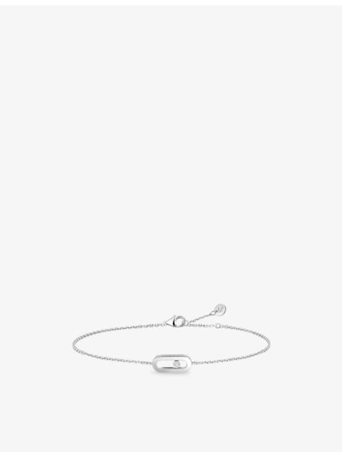 MESSIKA Move Uno Mini 18ct Gold And 0.03ct Diamond Children's Bracelet