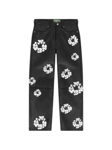 DENIM TEARS floral-motif trousers