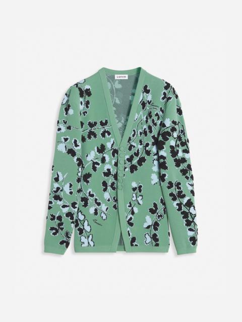Lanvin TAILORED JACQUARD CARDIGAN