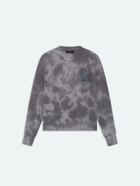 AMIRI CRYSTAL CREWNECK- Faded Black