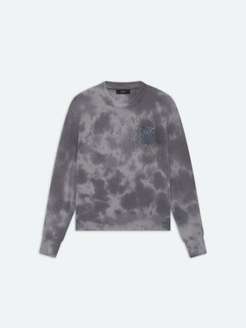 CRYSTAL CREWNECK- Faded Black