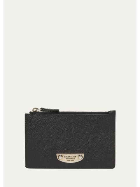 BALENCIAGA Men's Le City Uptown Leather Card Holder