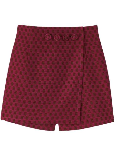 DESTREE Jean checked miniskirt