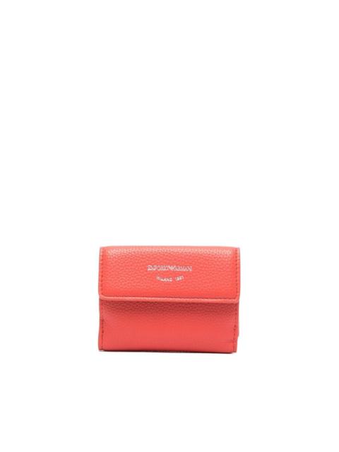 EMPORIO ARMANI logo-stamp wallet