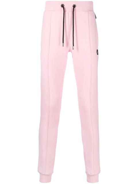 PHILIPP PLEIN skinny-fit track pants with logo patch