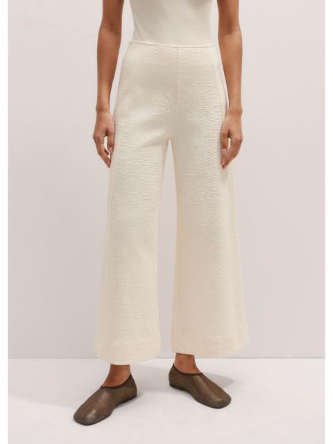 ME+EM Textured Ponte Crop Wide-Leg Pant