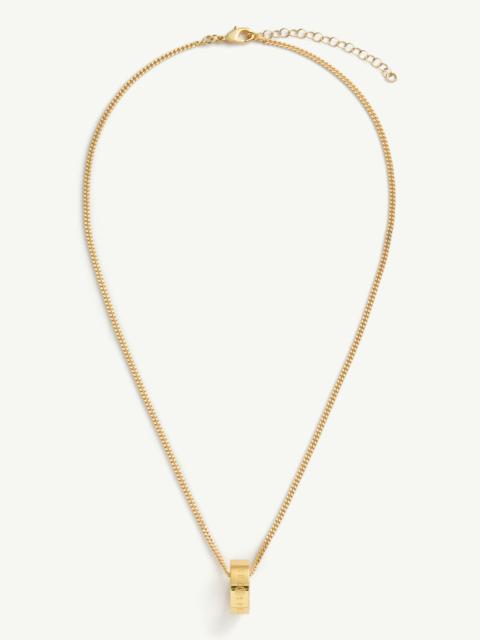 MM6 Maison Margiela Gold numeric pendant necklace