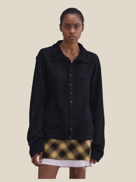ECKHAUS LATTA GRID BUTTONDOWN