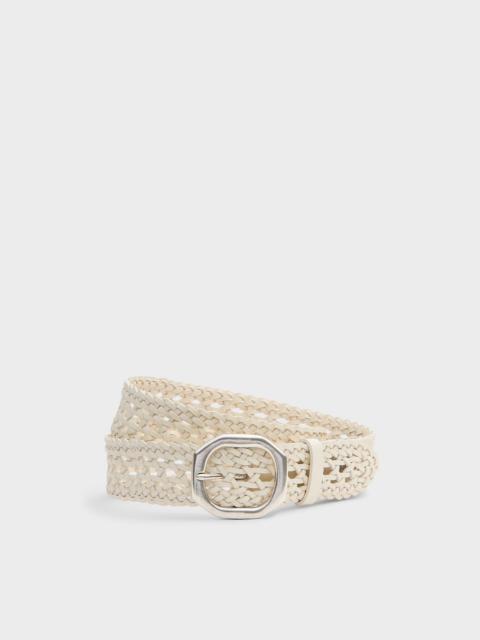 rag & bone Audrey Woven Italian Leather Belt