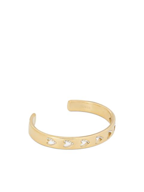 GUESS USA By Your Side crystal-embellished cuff bracelet