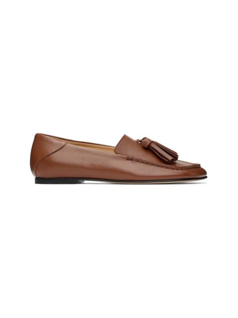 DEAR FRANCES Brown Drew Loafers